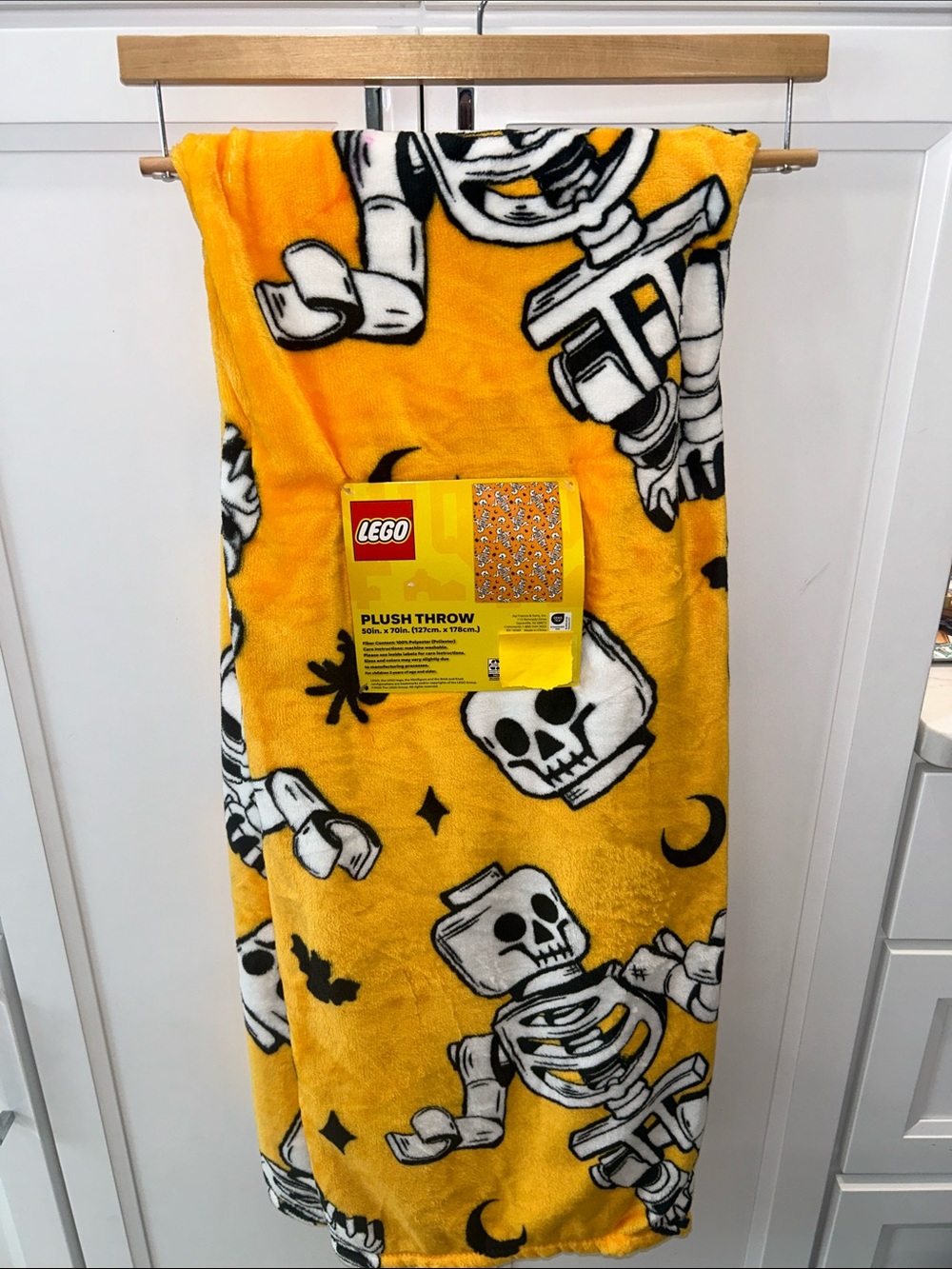 LEGO Halloween Plush Throw Blanket 50”x70”